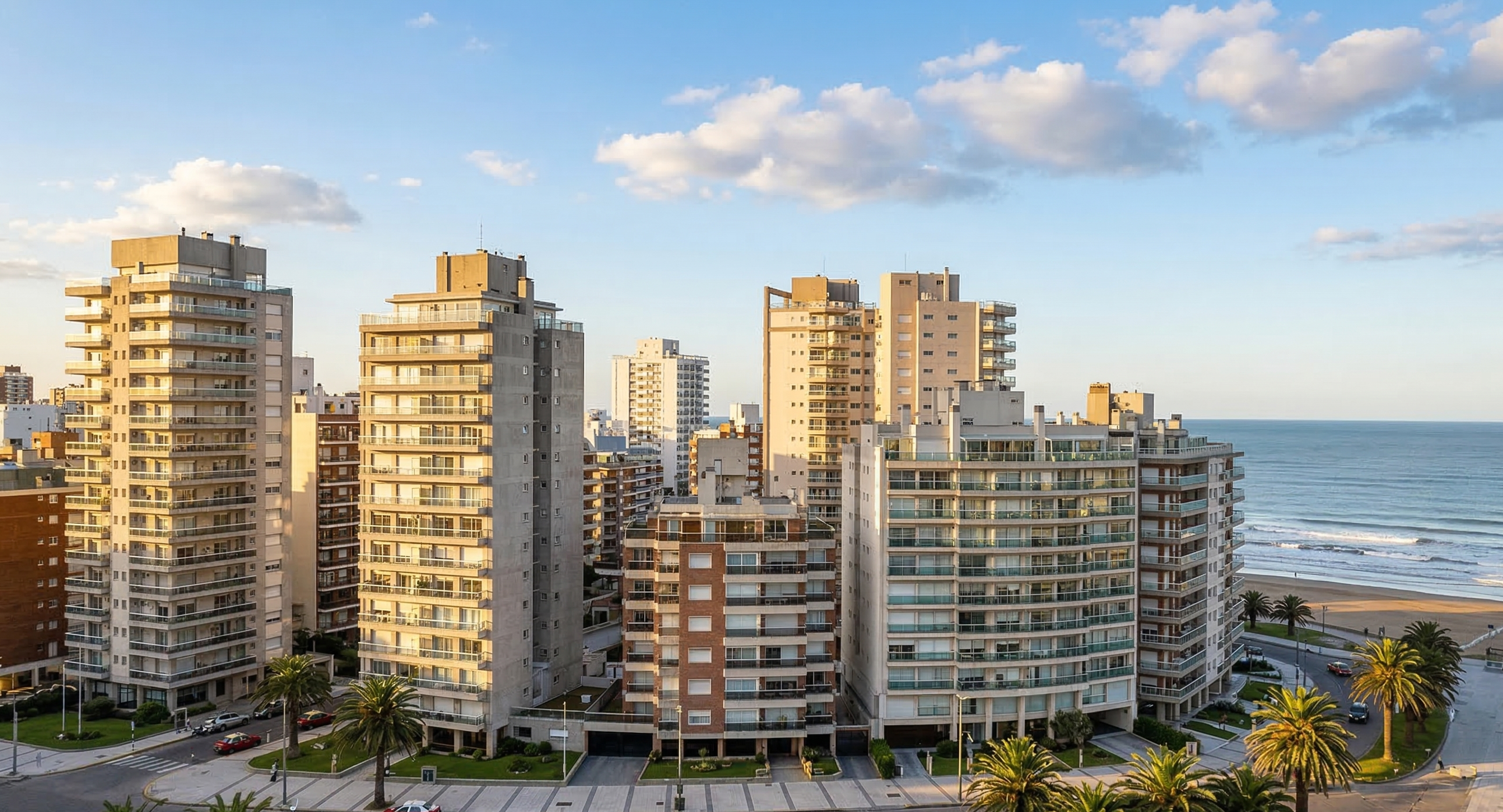 Vista aérea de Mar del Plata